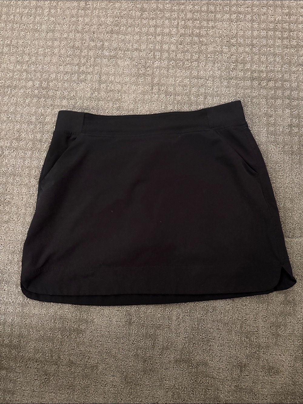 Women's Black skort 32 Cool with Side Pockets Large